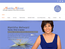 Tablet Screenshot of manishamelwani.com